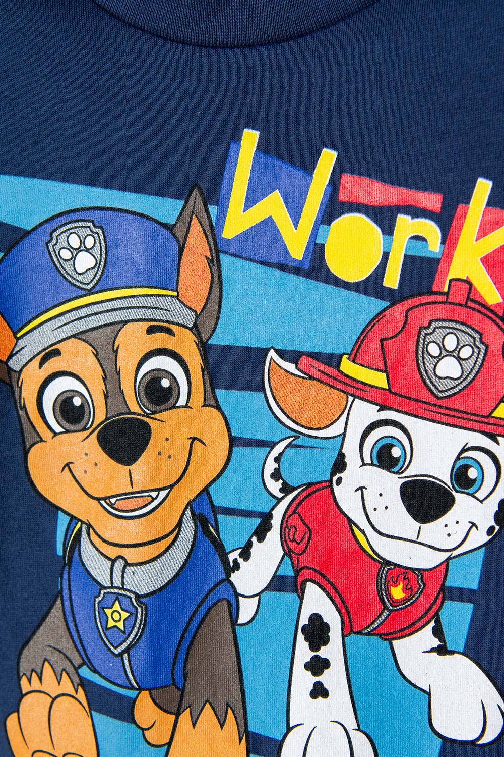 CAMISETA PAW PATROL MANGA CORTA AZUL PARA NIÑO 2T A 5T