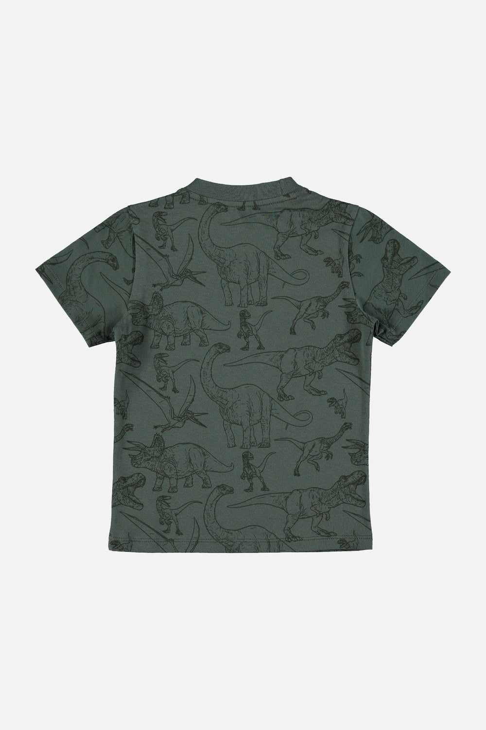 CAMISETA DE JURASSIC WORLD ESTAMPADA VERDE PARA NIÑO 2T A 5T