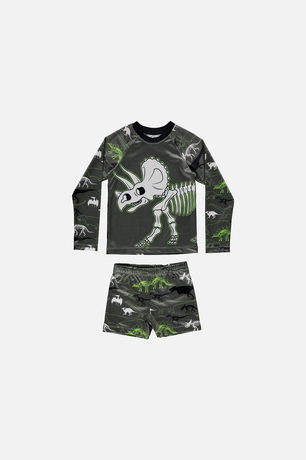 CONJUNTO DE BAÑO DE MIC VERDE PARA NIÑO