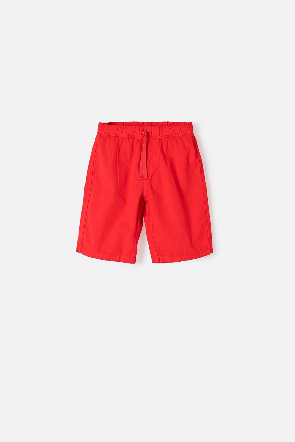 BERMUDA DE MIC CON BOLSILLOS ROJA PARA NIÑO
