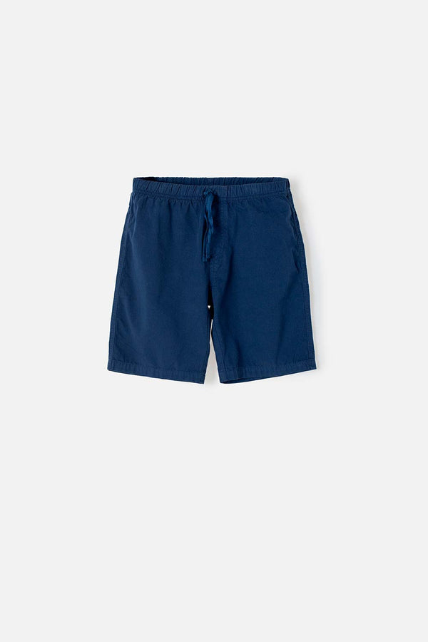 BERMUDA DE MIC  CON BOLSILLOS AZUL PARA NIÑO