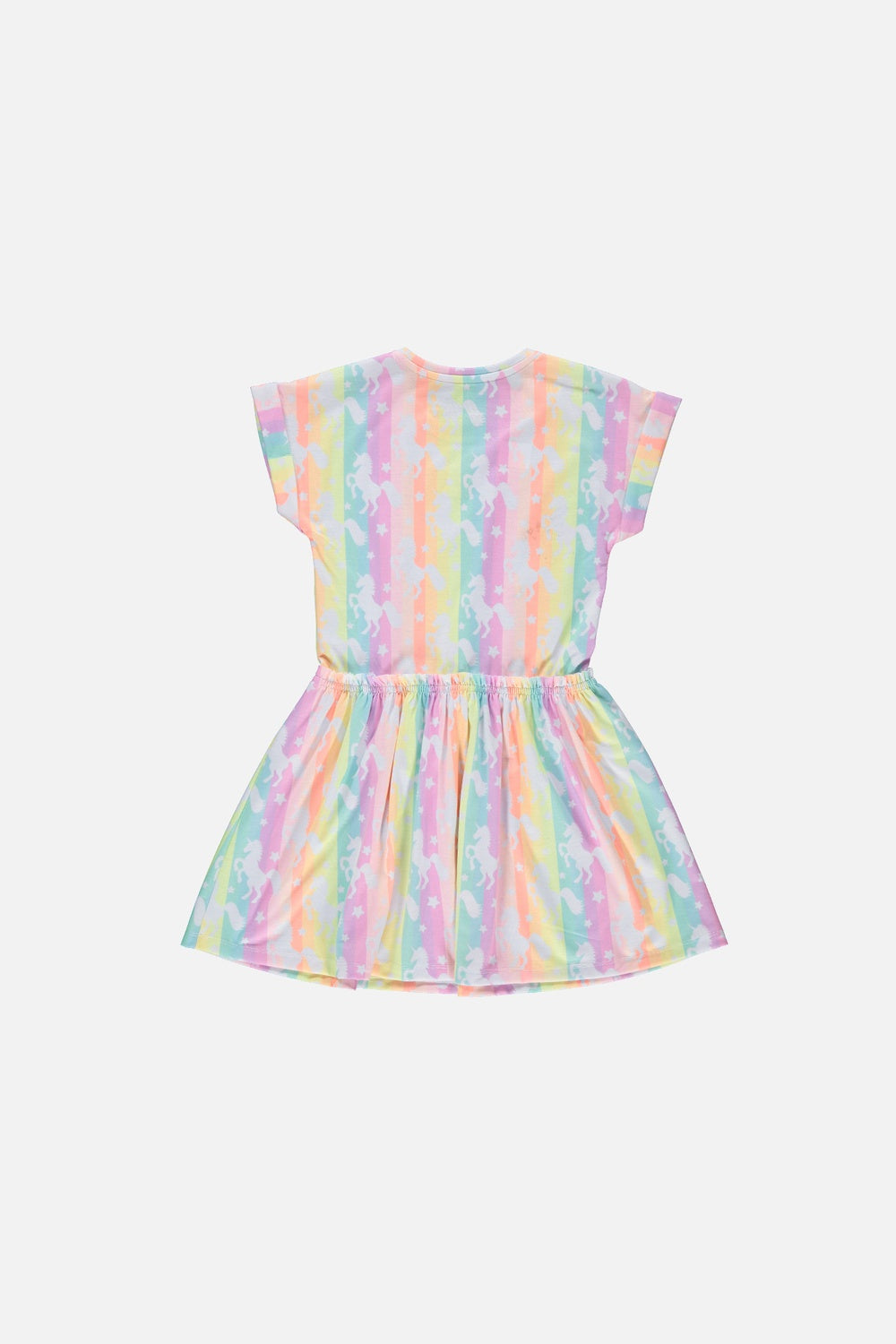 VESTIDO MIC MANGA CORTA MULTICOLOR PARA NIÑA