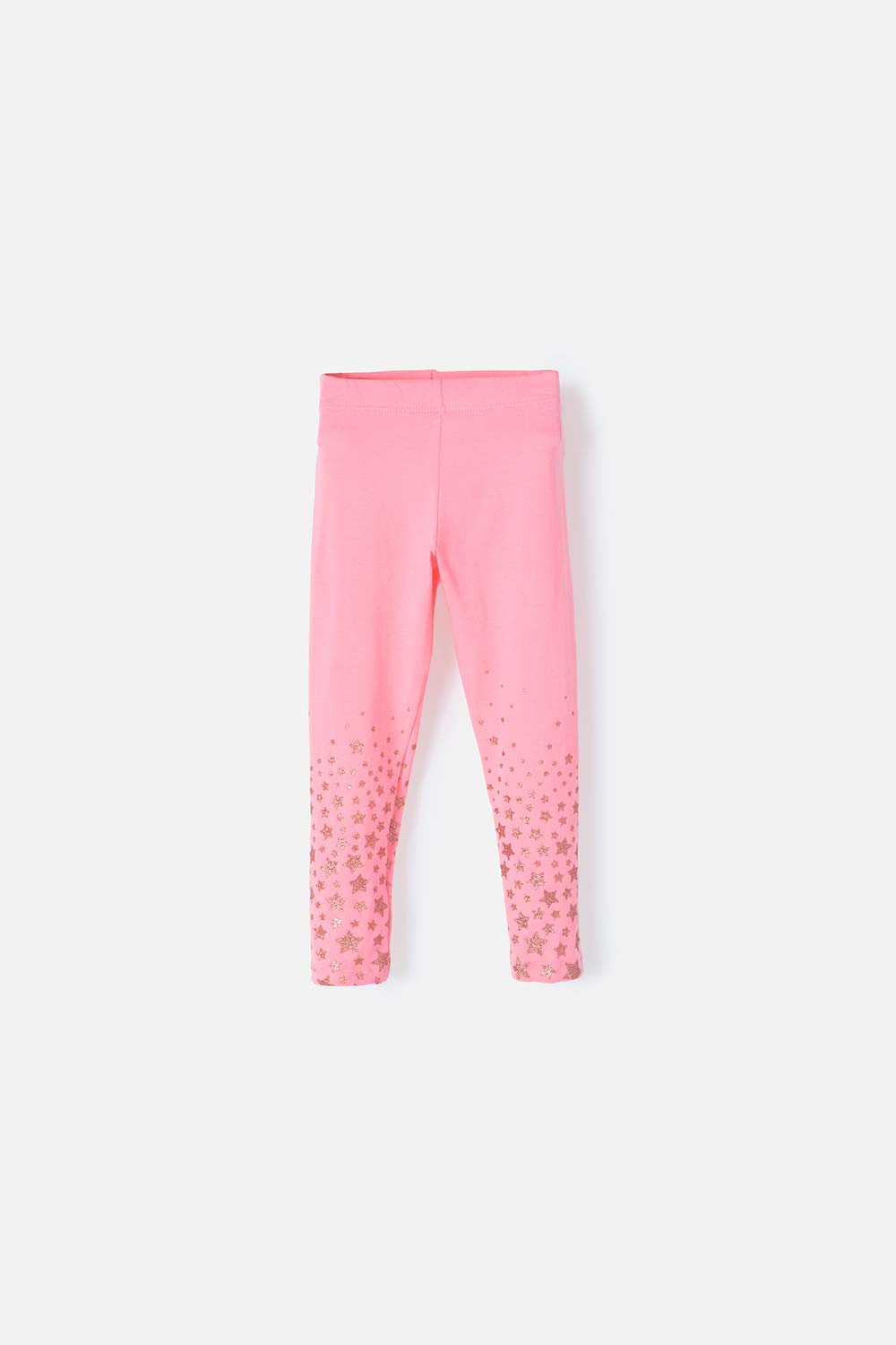 LEGGINS LITTLEMIC ESTAMPADO ROSADO PARA NIÑA 2T A 5T