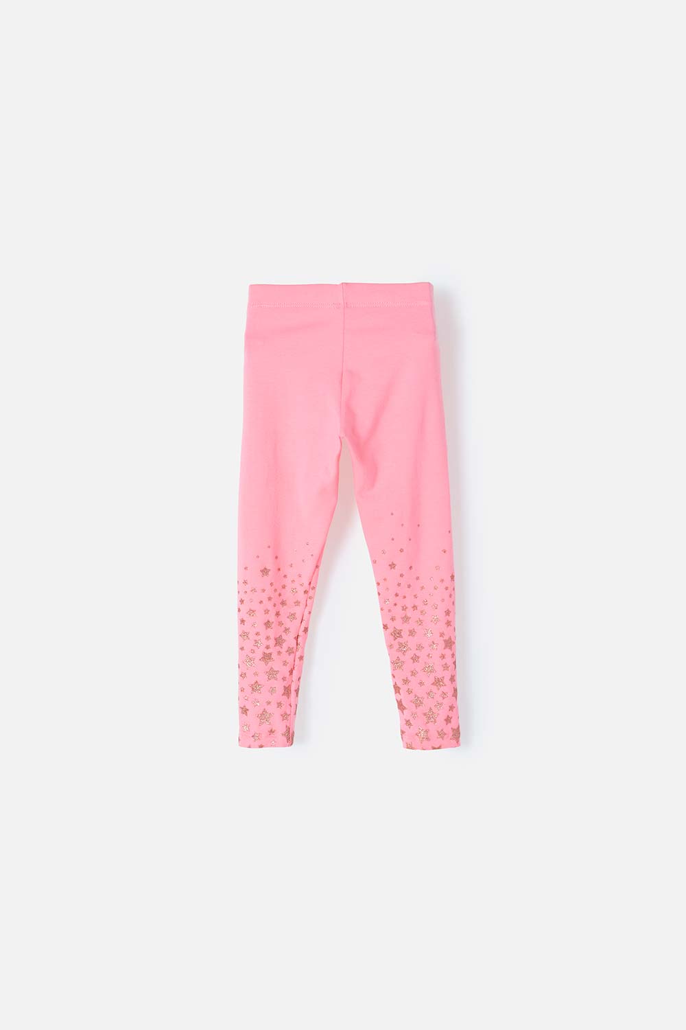 LEGGINS LITTLEMIC ESTAMPADO ROSADO PARA NIÑA 2T A 5T