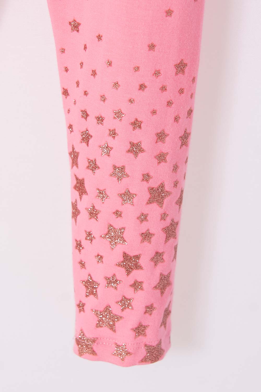 LEGGINS LITTLEMIC ESTAMPADO ROSADO PARA NIÑA 2T A 5T