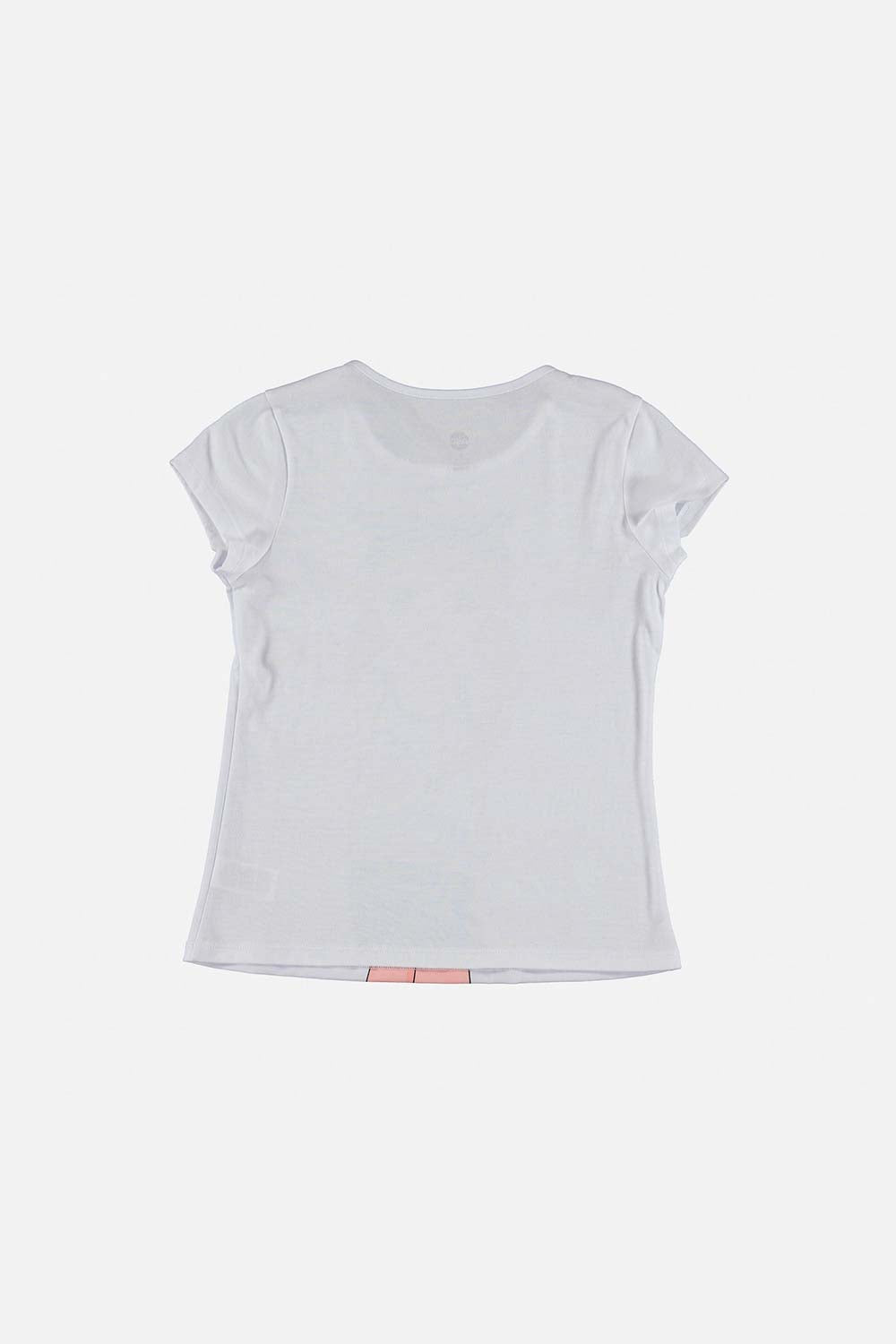 CAMISETA DE MIC MANGA CORTA BLANCO PARA NIÑA
