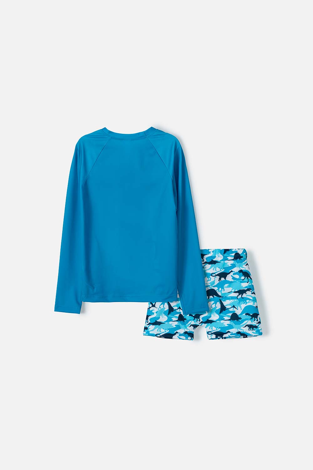 CONJUNTO  DE BAÑO MIC  MANGA LARGA AZUL PARA NIÑO