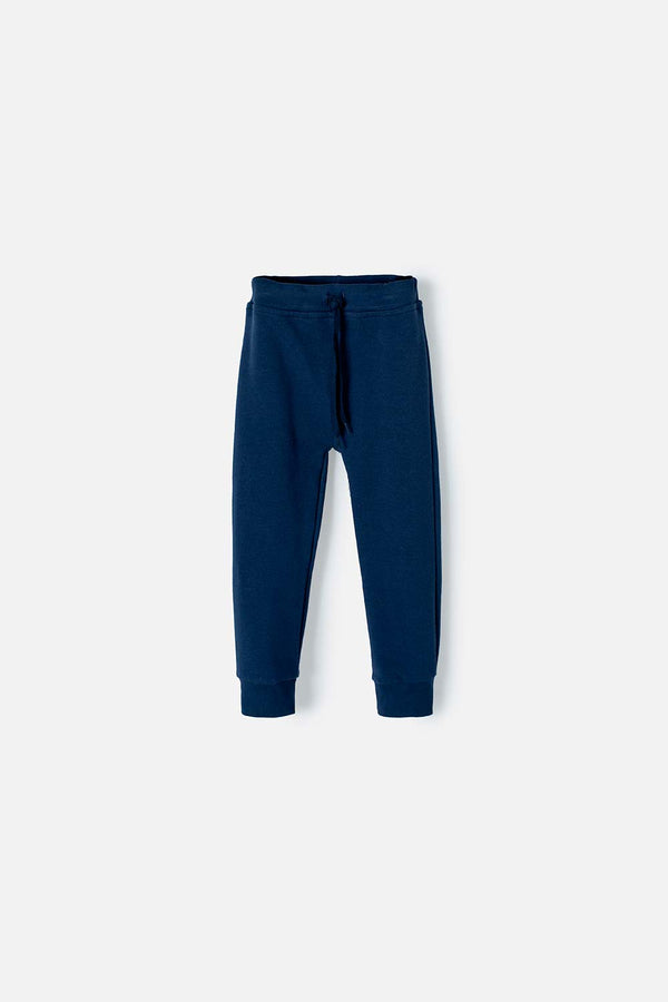 JOGGER DE LITTLEMIC CON CORDÓN AZUL PARA NIÑO 2T A 5T