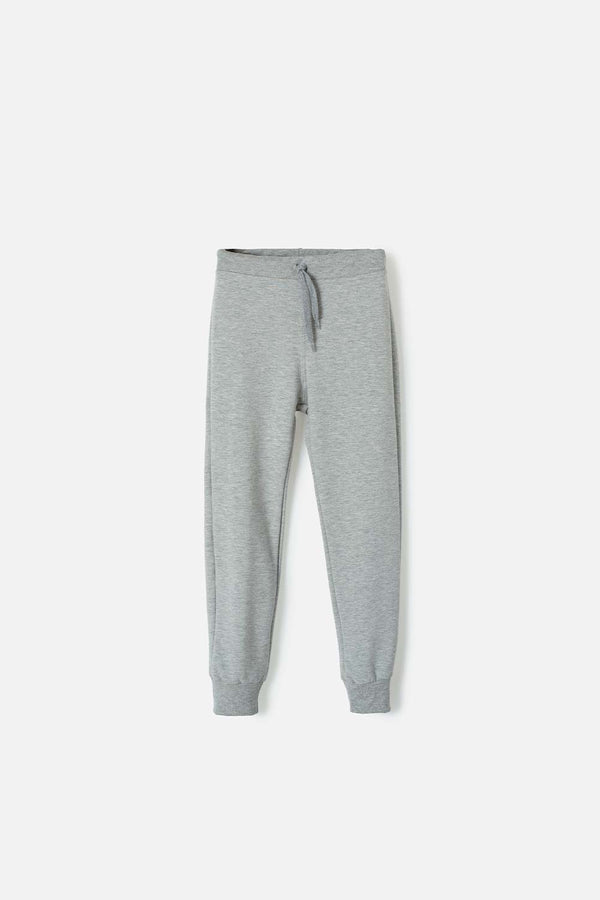 JOGGER DE MIC CON CORDÓN GRIS PARA NIÑO