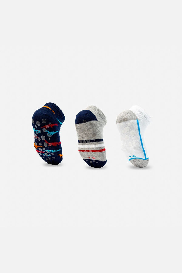 MEDIAS X3 DE MIC MULTICOLOR PARA NIÑO