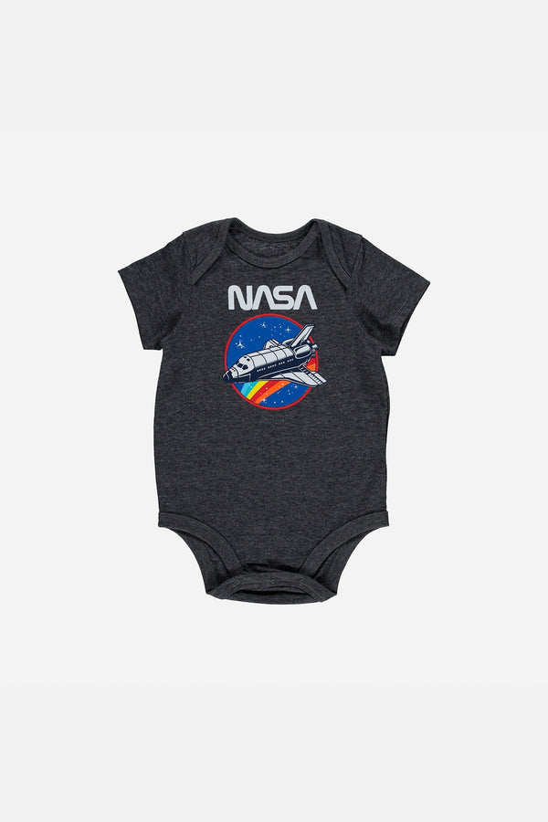 BODY DE LITTLEMIC MANGA CORTA GRIS PARA BEBÉ NIÑO