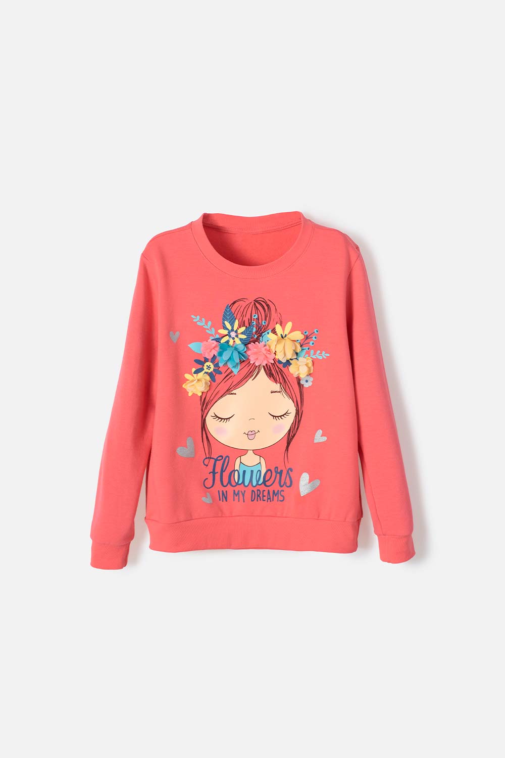 BUZO MIC ESTAMPADO ROSADO PARA NIÑA