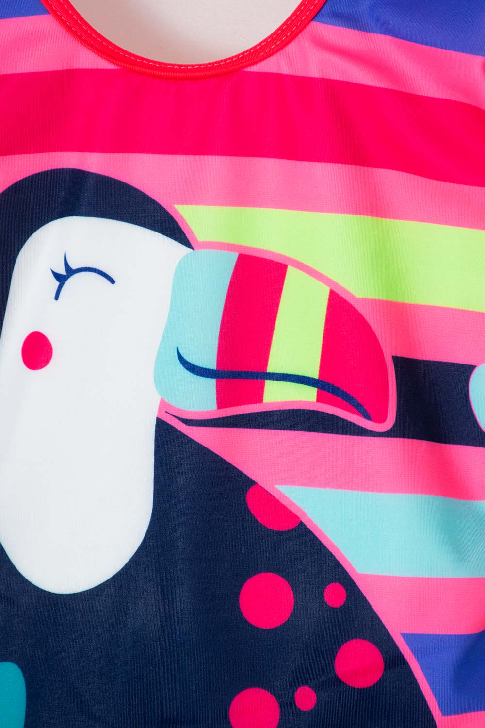 VESTIDO DE BAÑO MIC MANGA LARGA ENTERO MULTICOLOR PARA NIÑA