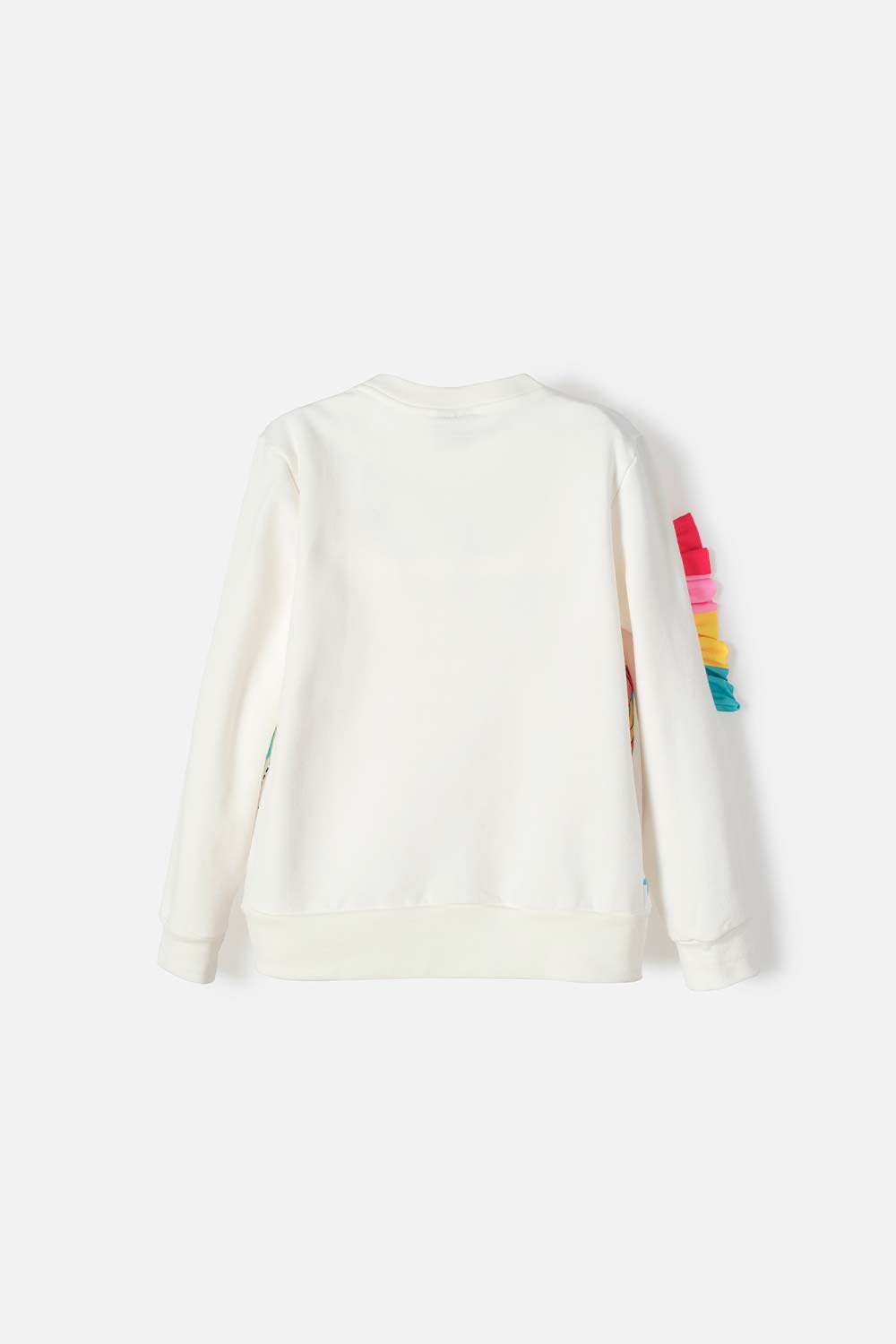 BUZO DE MIC ESTAMPADO MARFIL PARA NIÑA