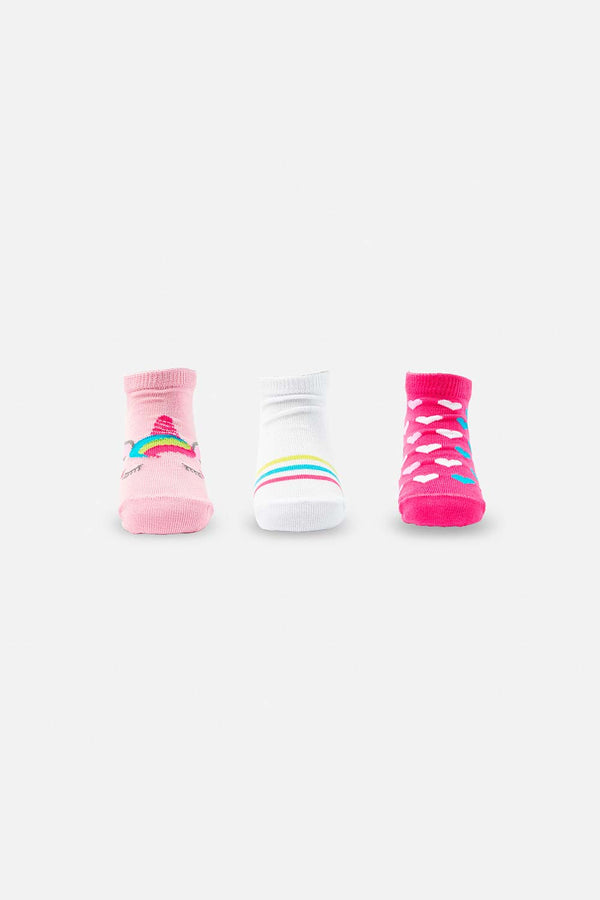 MEDIAS X3 DE LITTLEMIC MULTICOLOR PARA NIÑA