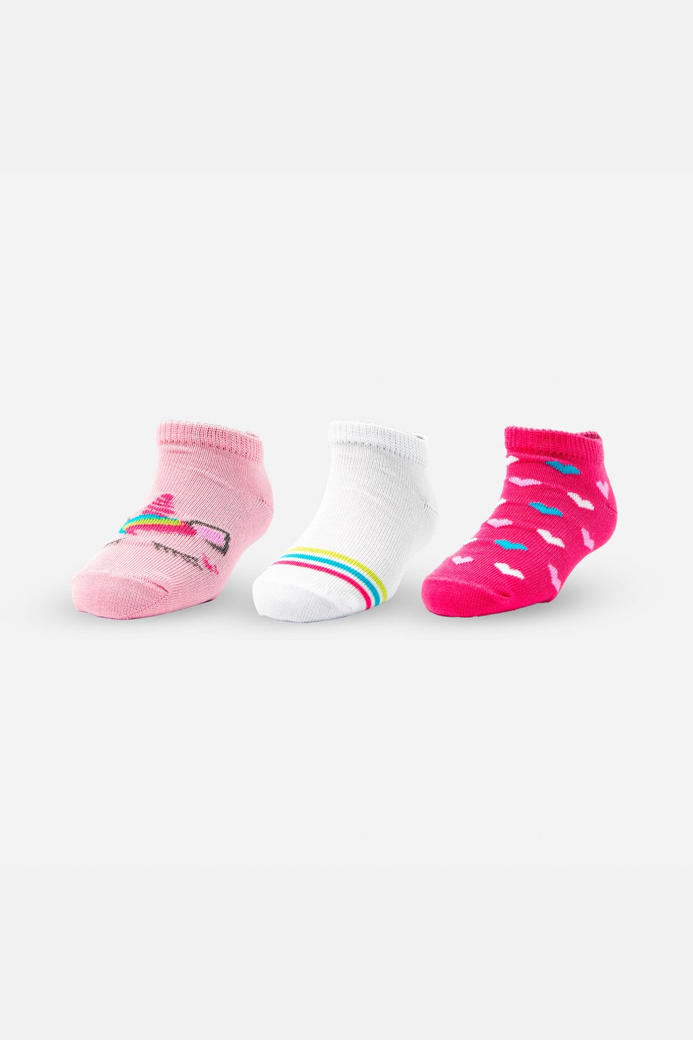 MEDIAS X3 DE MIC MULTICOLOR PARA NIÑA
