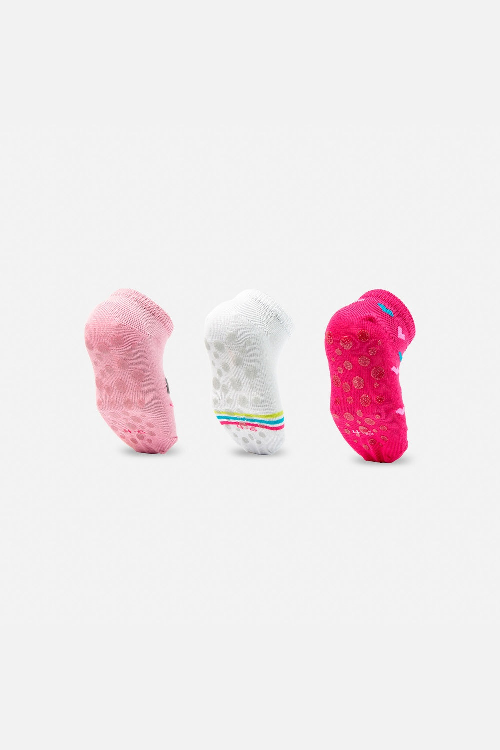 MEDIAS X3 DE MIC MULTICOLOR PARA NIÑA