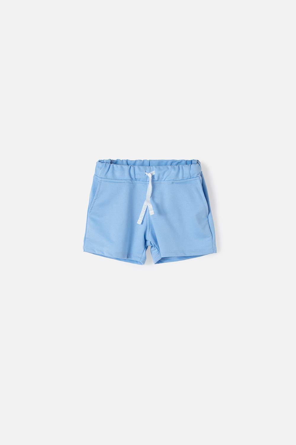 SHORT  DE MIC CON CORDÓN AZUL PARA NIÑA