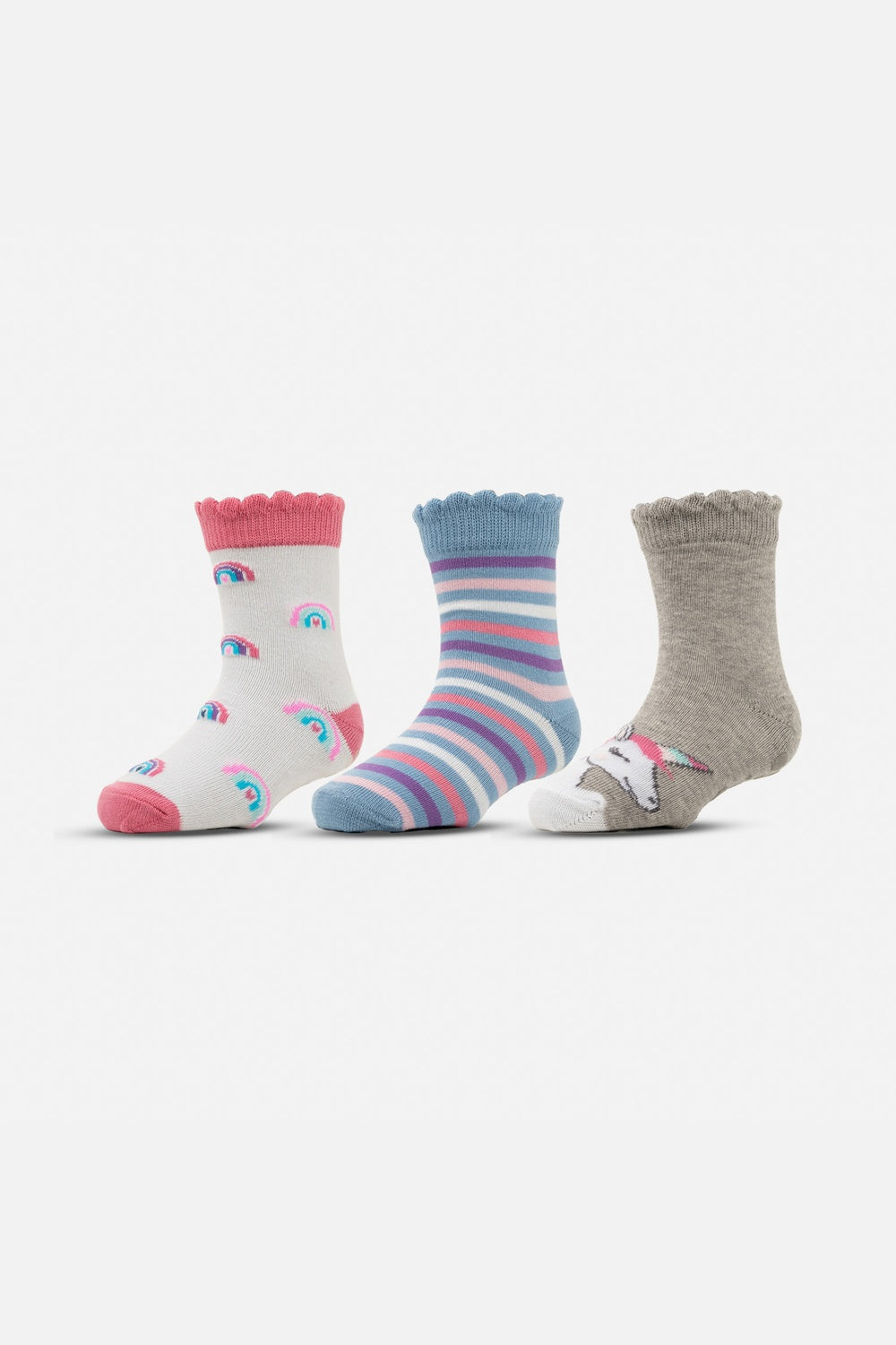 MEDIAS X3 DE LITTLEMIC MULTICOLOR PARA NIÑA