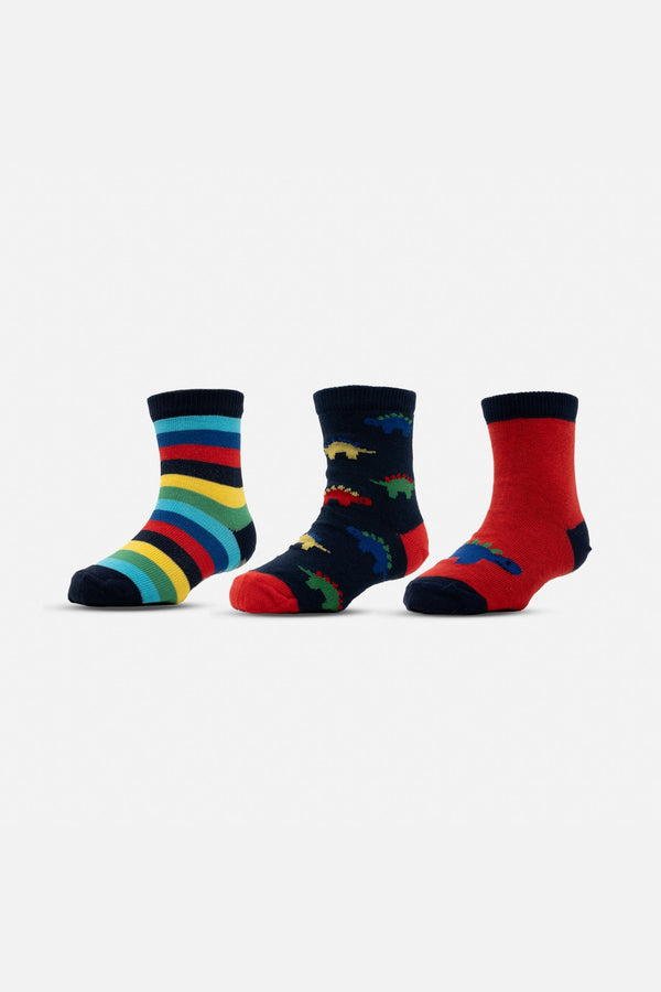 MEDIAS X3 DE LITTLEMIC MULTICOLOR PARA NIÑO
