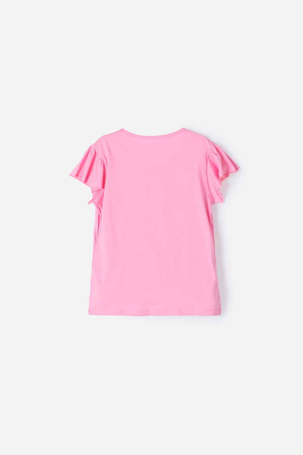 CAMISETA DE MIC MANGA CORTA ROSADA PARA NIÑA