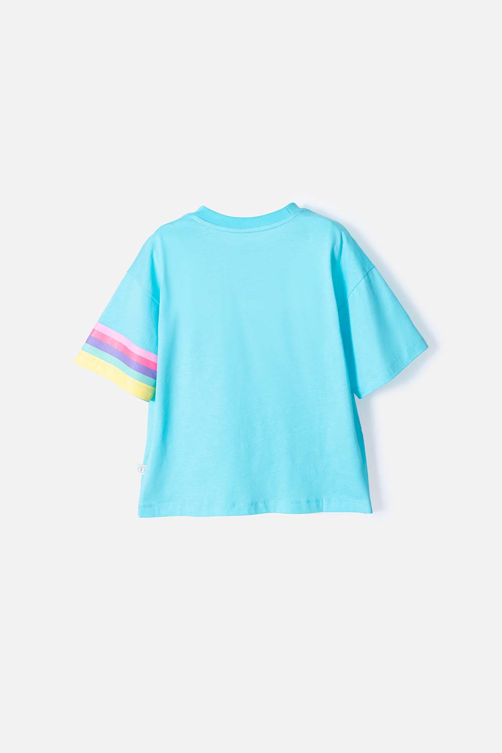 CAMISETA MIC MANGA CORTA AZUL PARA NIÑA