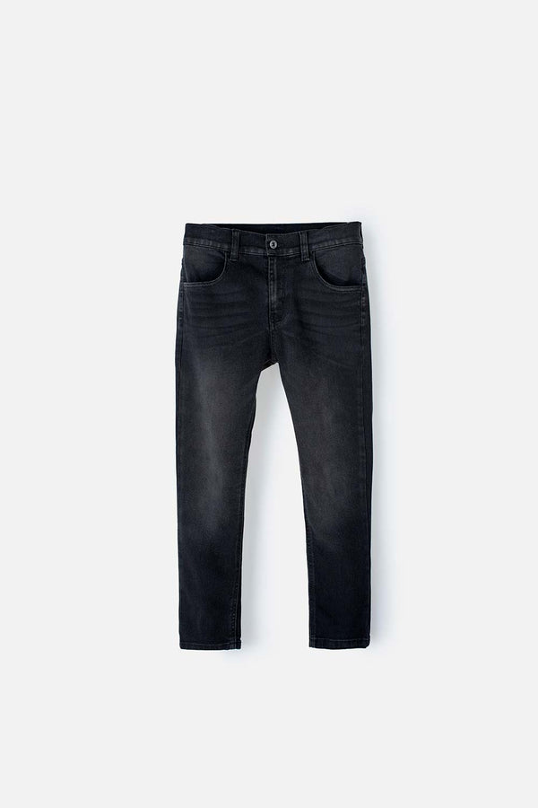 JEAN MIC CON BOLSILLO DELANTEROS BLACK DENIM PARA NIÑO
