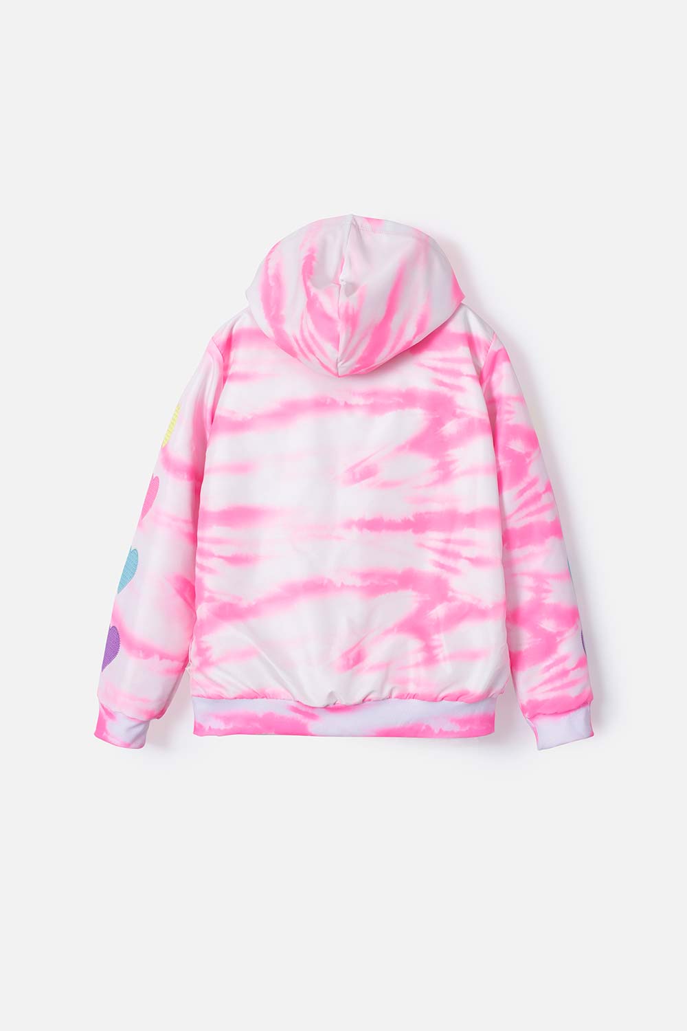 CHAQUETA MIC CON CAPUCHA ROSADA PARA NIÑA