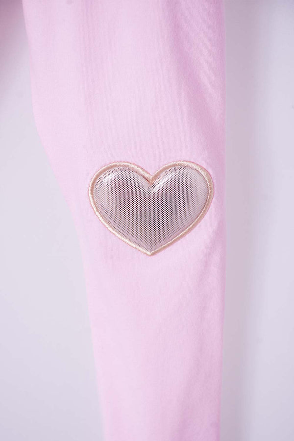 LEGGINS LITTLEMIC ROSADO PARA NIÑA 2T A 5T