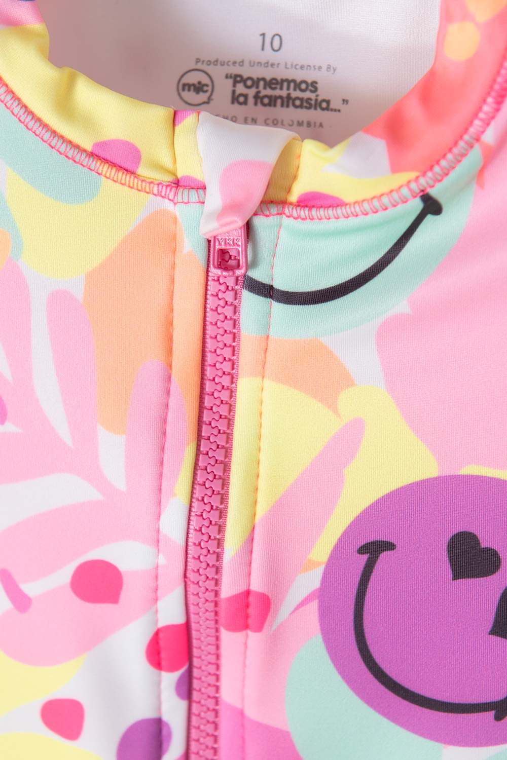 VESTIDO DE BAÑO MIC MANGA LARGA MULTICOLOR PARA NIÑA