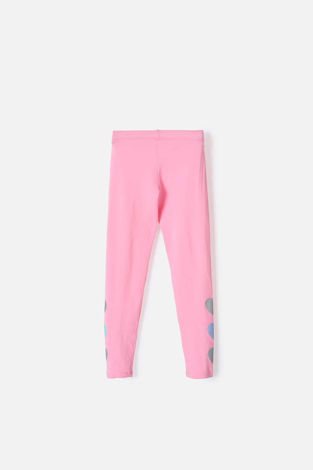 LEGGINS DE MIC CON ESTAMPADO ROSADO PARA NIÑA