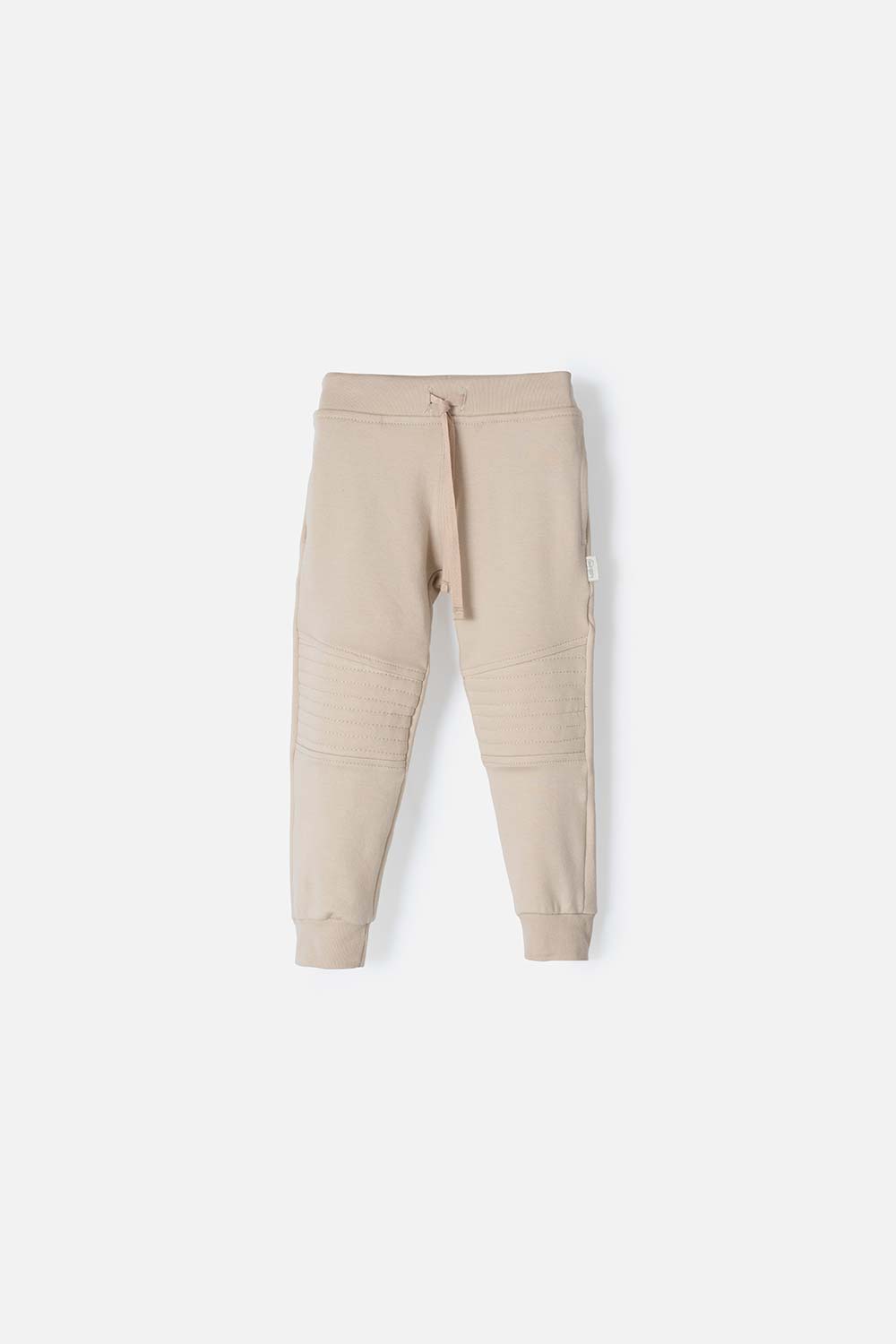 JOGGER LITTLEMIC CON BOLSILLOS LATERALES CAQUI PARA NIÑO 2T A 5T