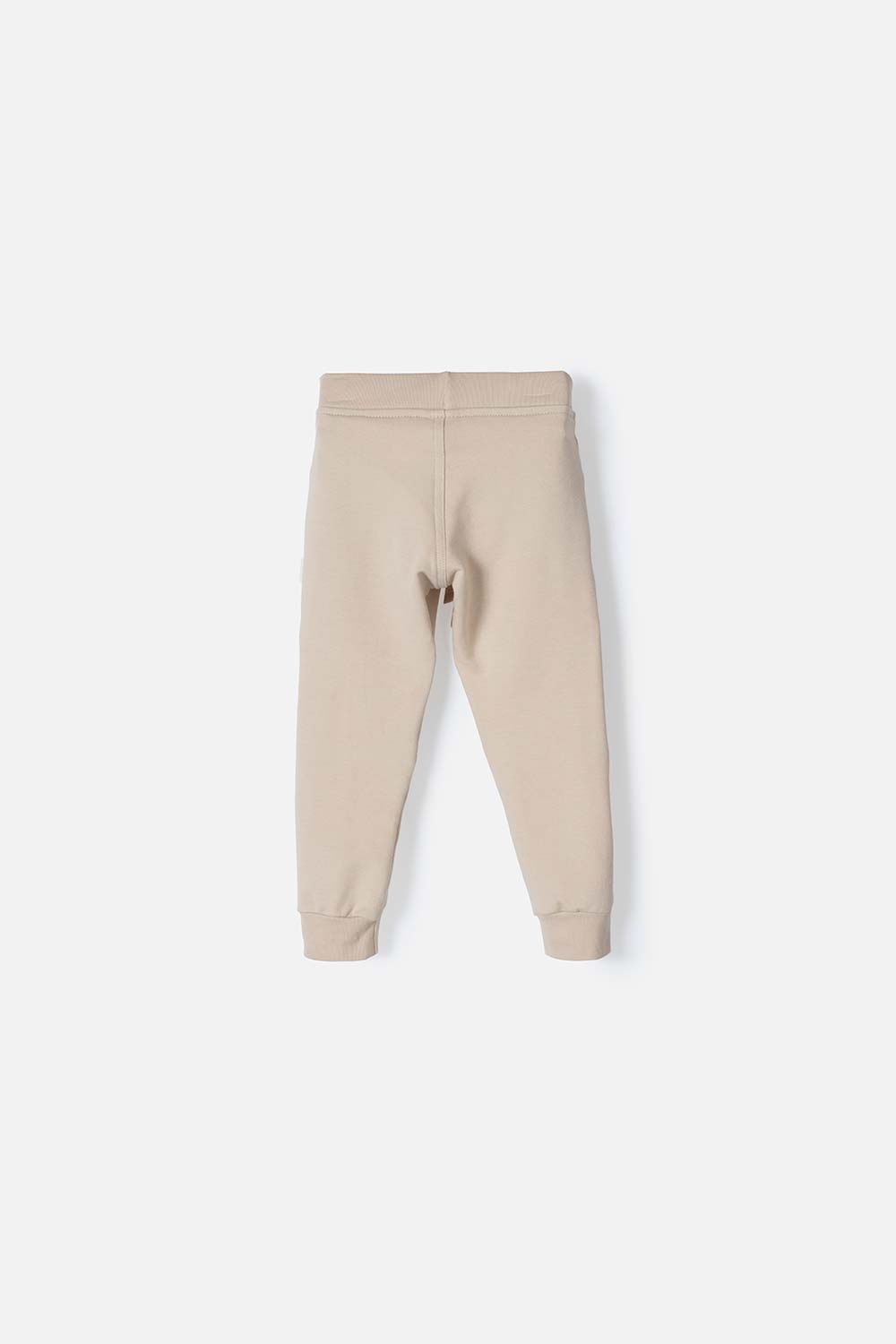 JOGGER LITTLEMIC CON BOLSILLOS LATERALES CAQUI PARA NIÑO 2T A 5T