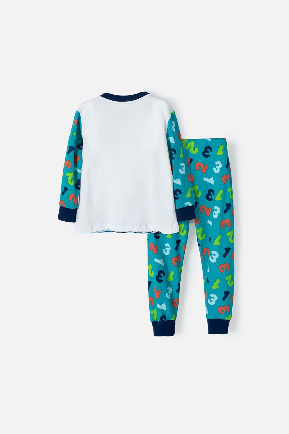 PIJAMA DE LITTLEMIC CON PANTALÓN LARGO VERDE PARA NIÑO 2T A 5T