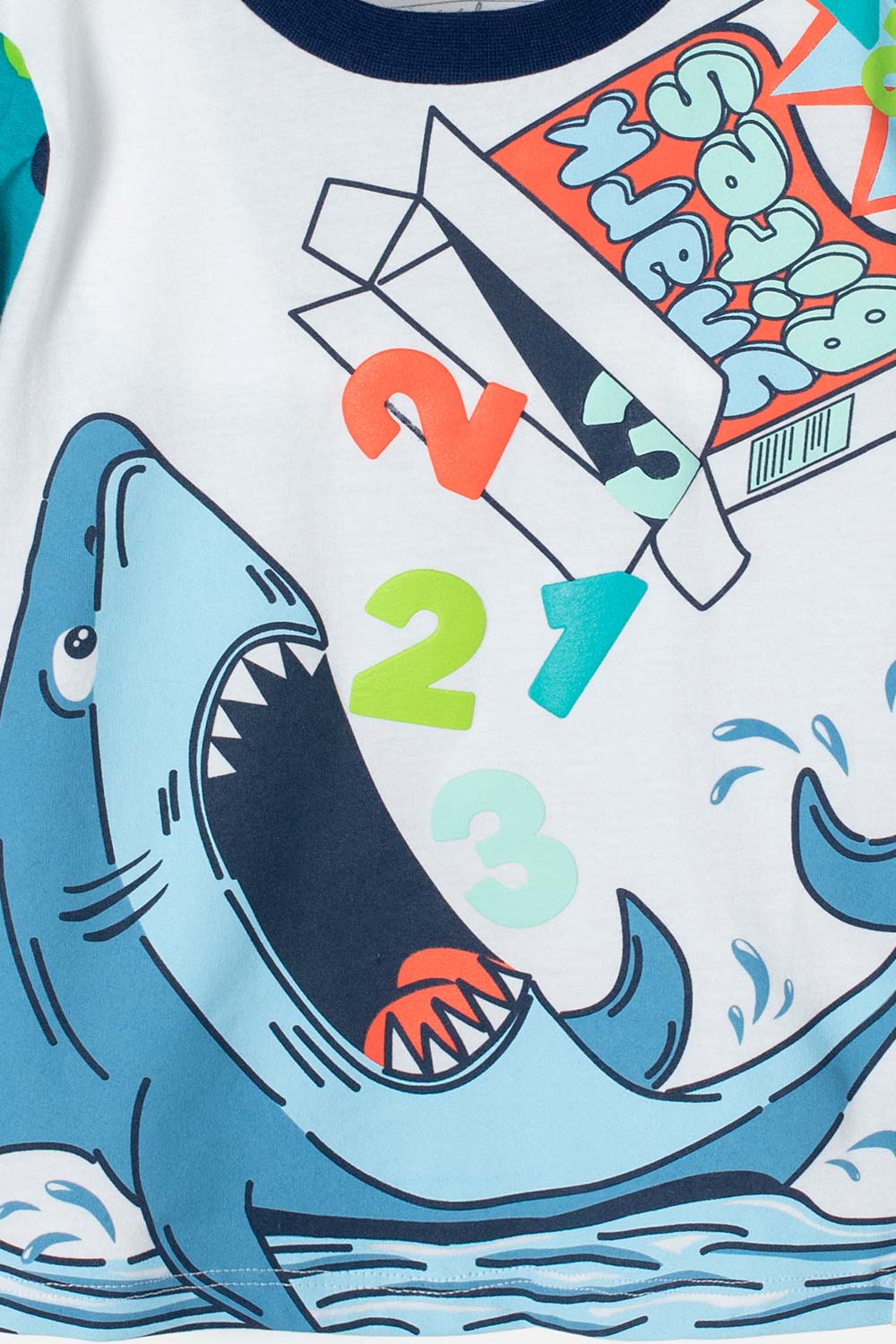 PIJAMA DE LITTLEMIC CON PANTALÓN LARGO VERDE PARA NIÑO 2T A 5T
