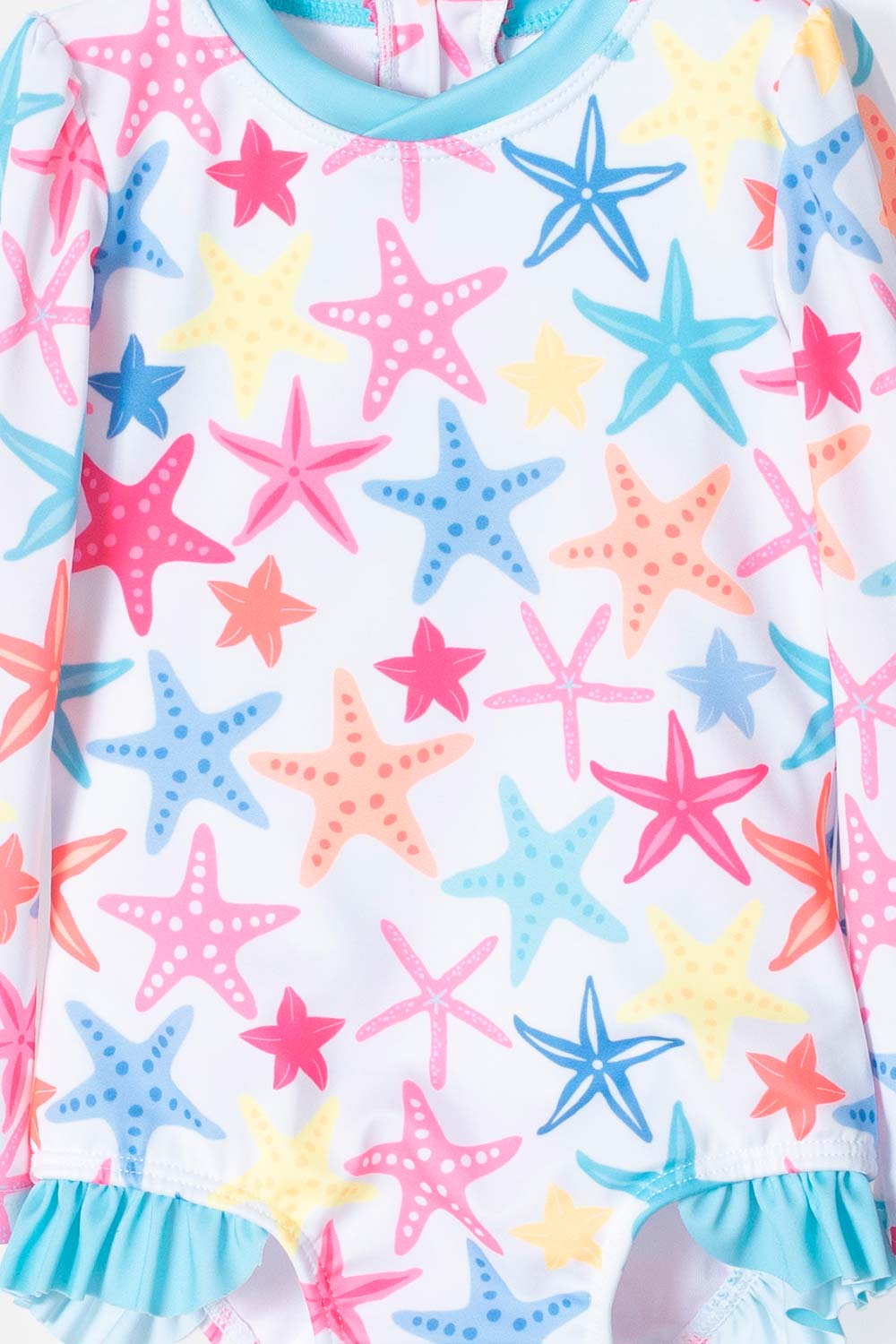 VESTIDO DE BAÑO LITTLEMIC MULTICOLOR INCLUYE BUCKET HAT PARA BEBÉ NIÑA