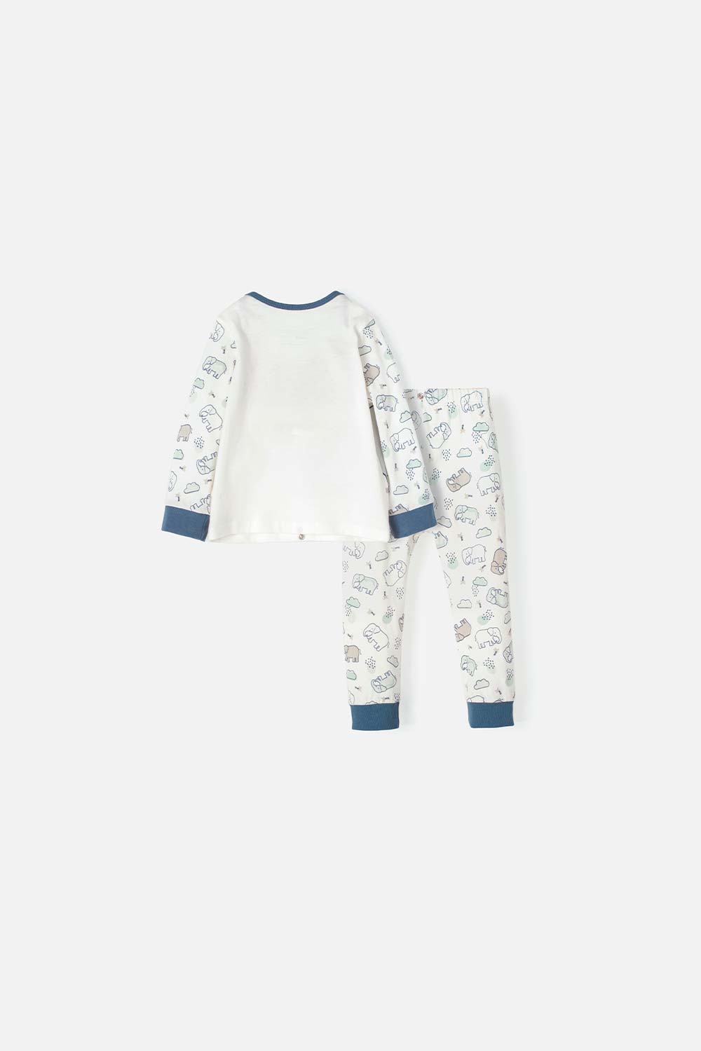 PIJAMA LITTLEMIC CON PANTALÓN LARGO  MULTICOLOR PARA BEBÉ NIÑO