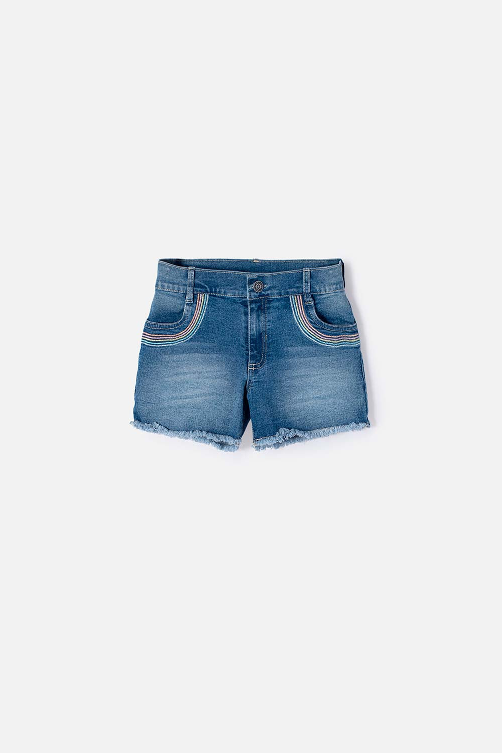 SHORT DE MIC INDIGO MEDIO PARA NIÑA