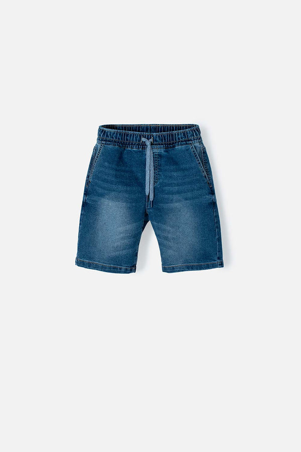 BERMUDA DE MIC INDIGO MEDIO PARA NIÑO