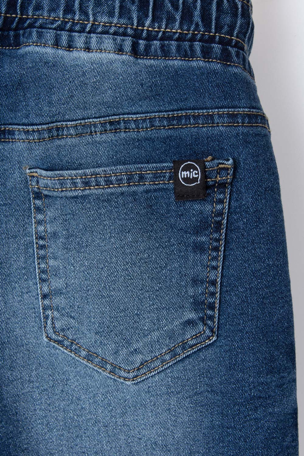 BERMUDA DE MIC INDIGO MEDIO PARA NIÑO