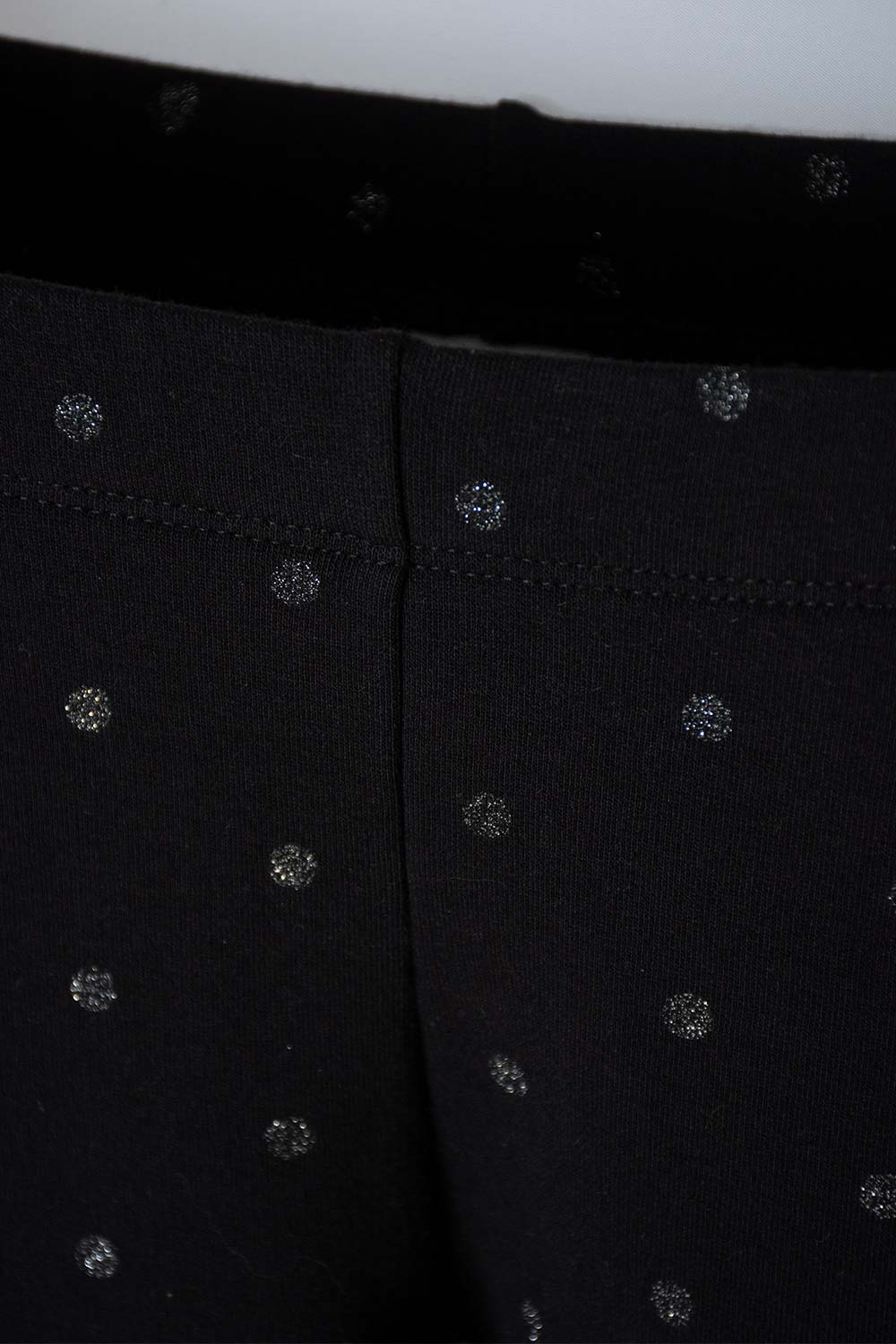LEGGINS DE MIC CON CINTURA ELASTICA NEGRO PARA NIÑA