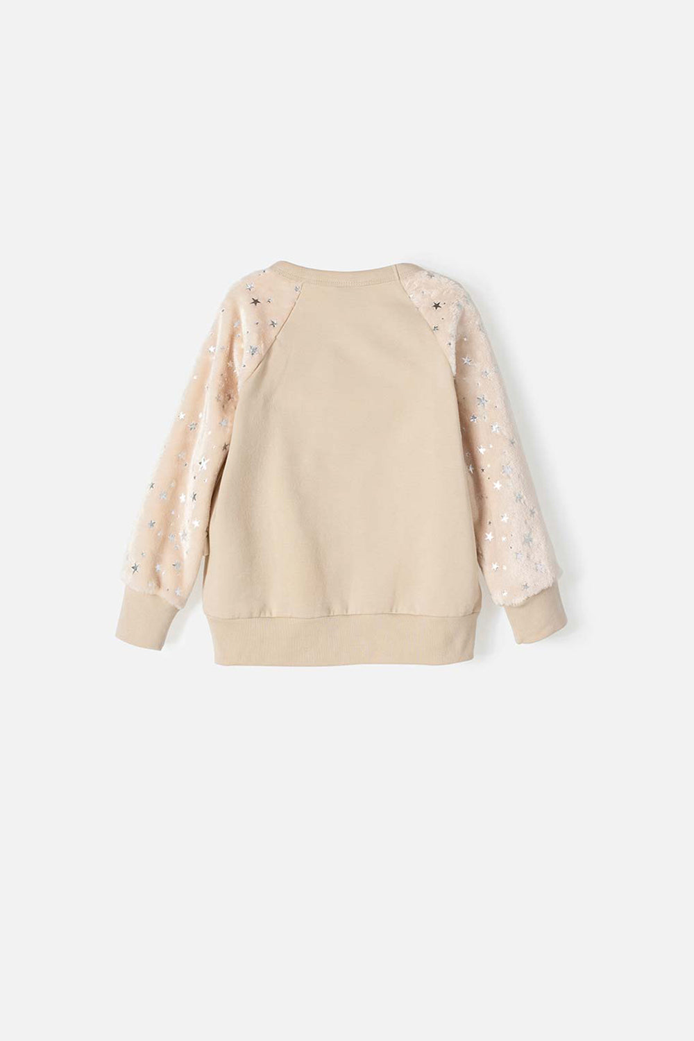 BUZO DE LITTLE MIC CERRADO CAQUI PARA NIÑA 2T A 5T