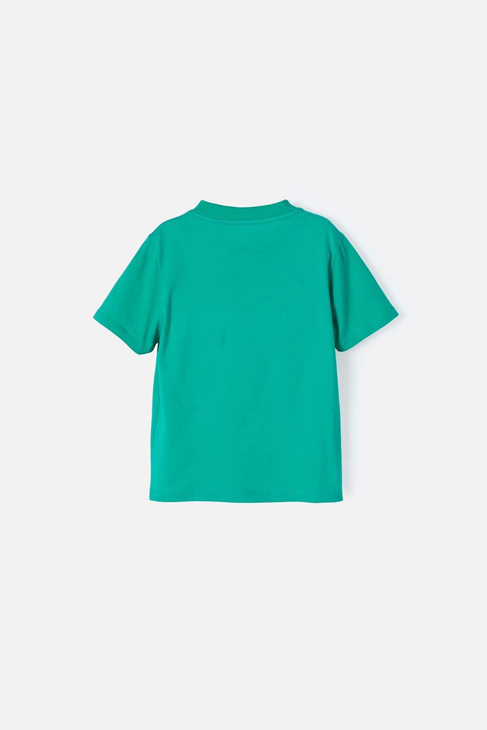 CAMISETA DE LITTLEMIC MANGA CORTA VERDE PARA NIÑO 2T A 5T