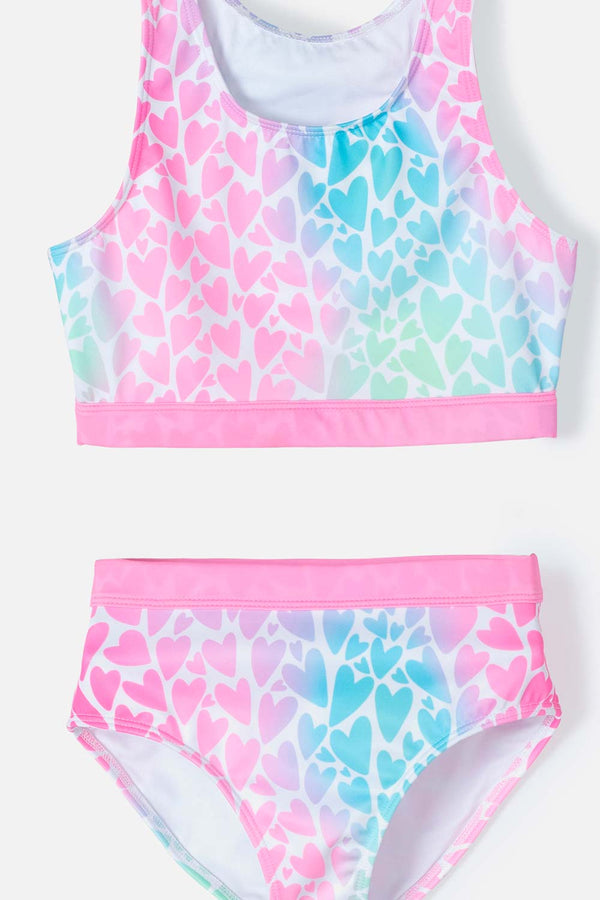 CONJUNTO BAÑO DE MIC MULTICOLOR PARA NIÑA