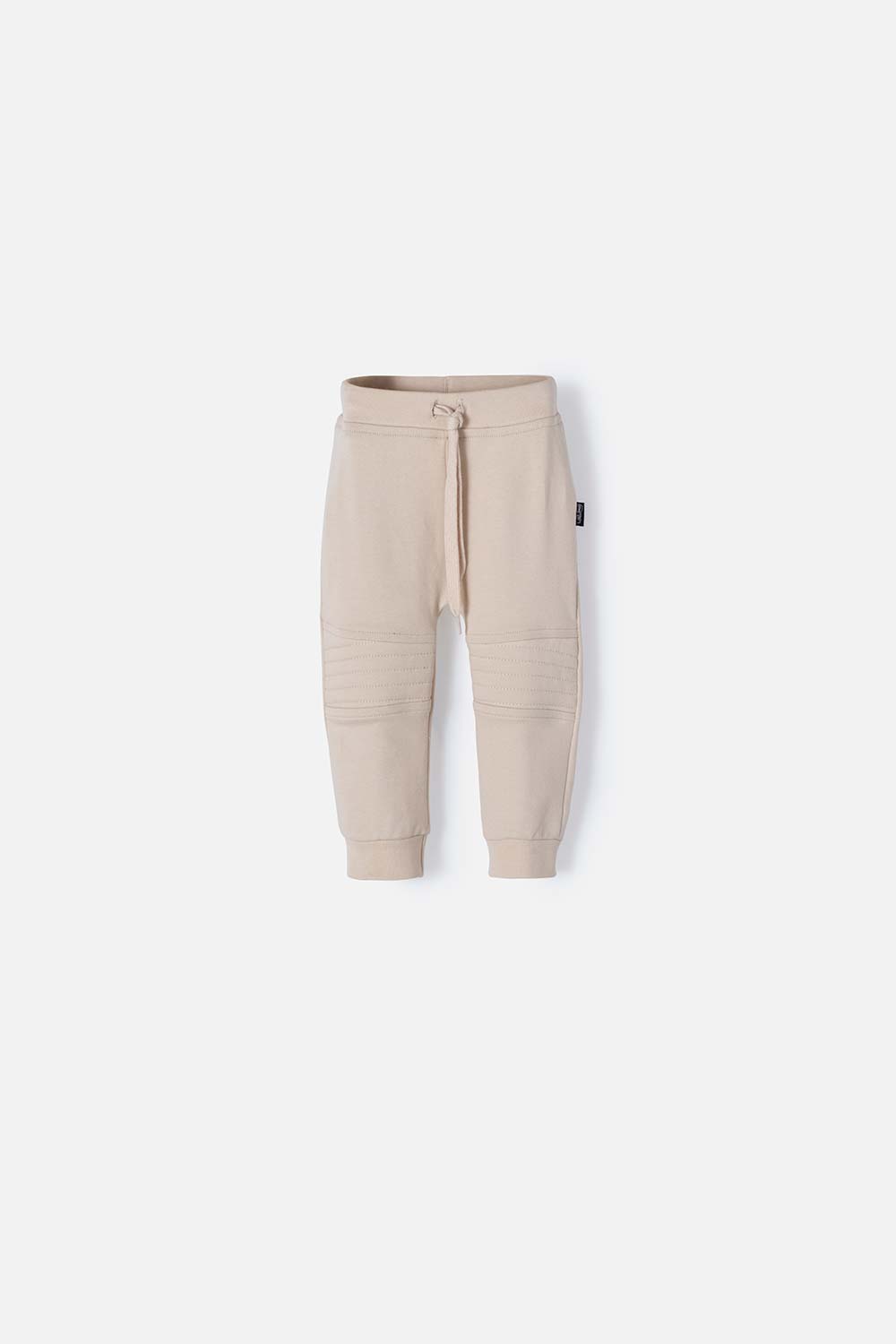 JOGGER DE LITTLEMIC CON CORDÓN CAQUI PARA BEBÉ NIÑO