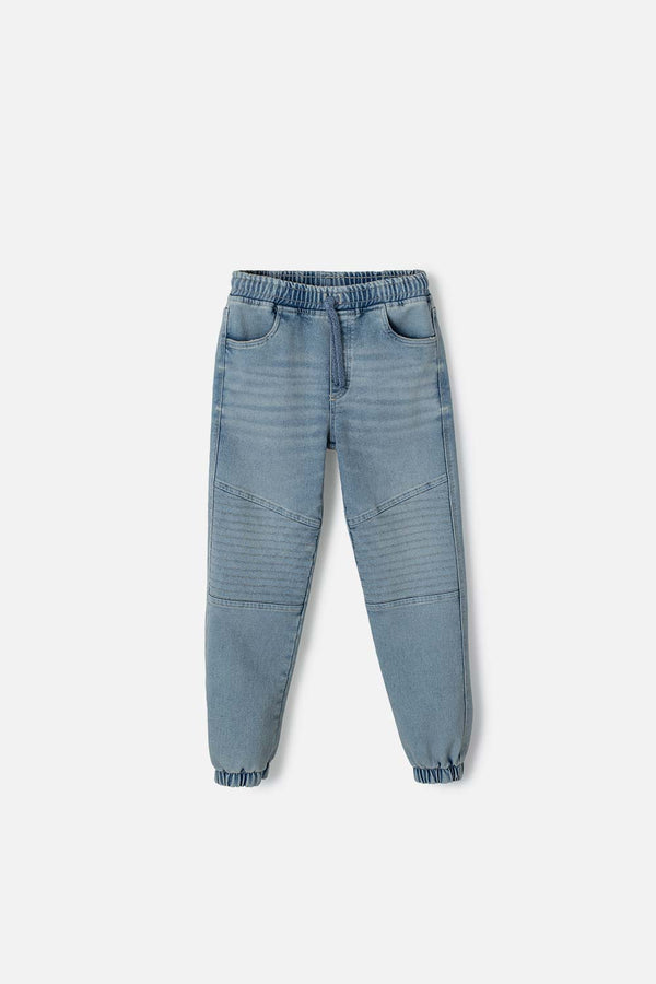 JOGGER DE MIC CON CORDÓN AZUL CLARO PARA NIÑO