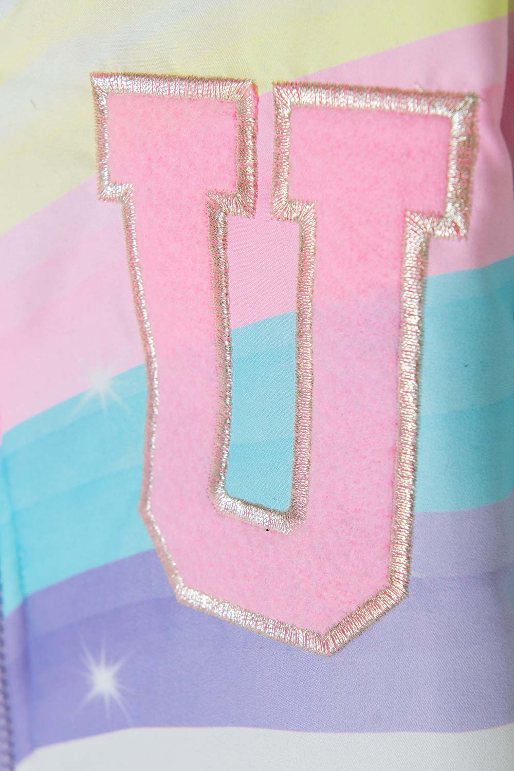 CHAQUETA DE MIC CON CIERRE MULTICOLOR PARA NIÑA