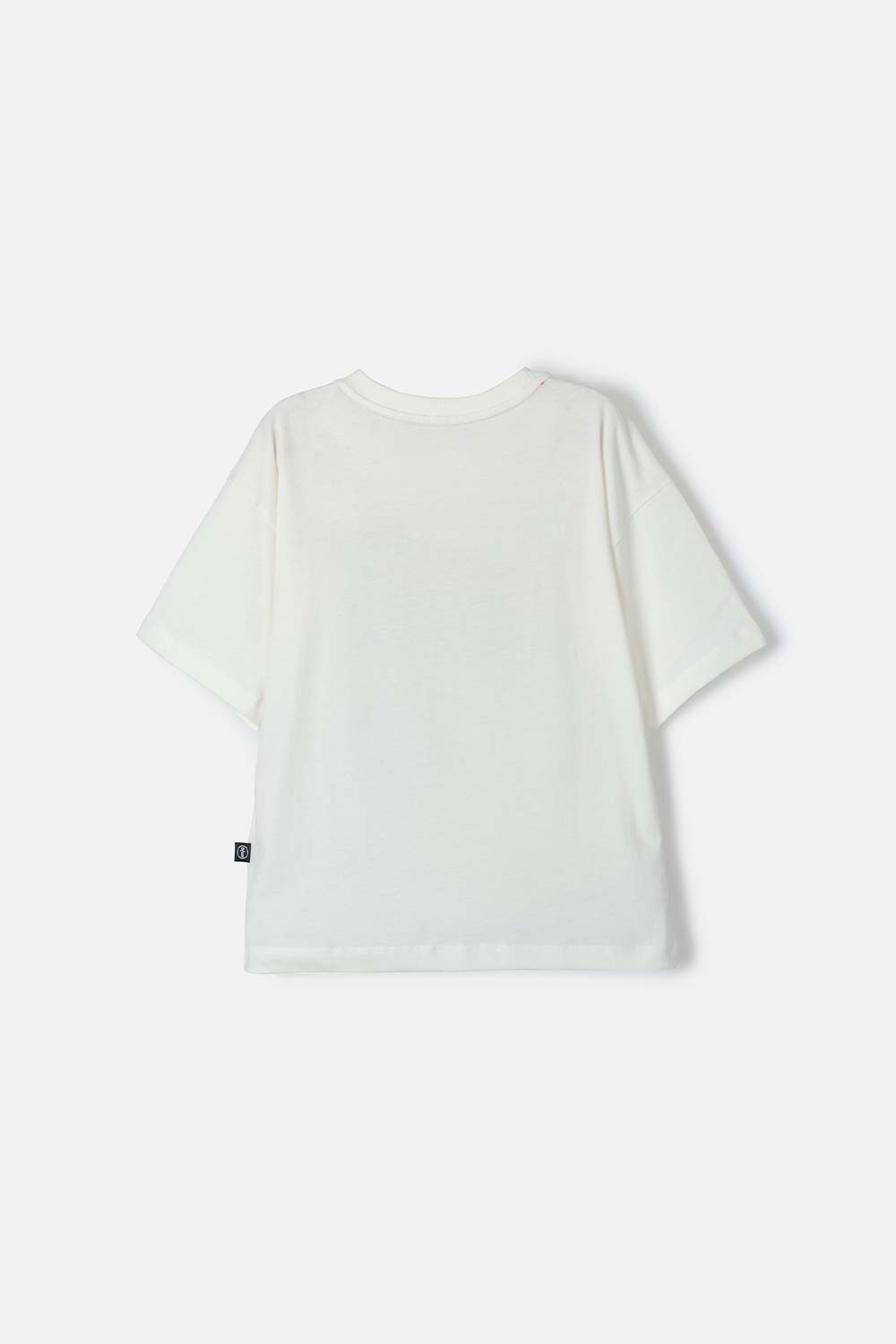 CAMISETA MIC DE MANGA CORTA MARFIL PARA NIÑA