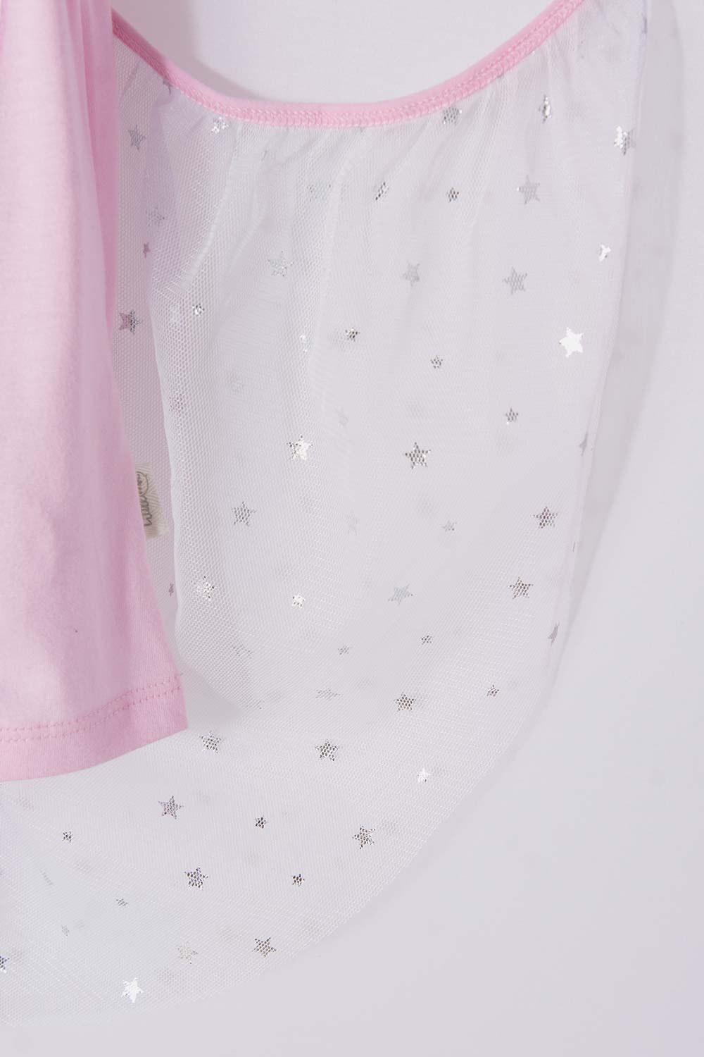 CAMISETA LITTLEMIC MULTICOLOR MANGA CORTA CON BOLERO PARA NIÑA 2T A 5T