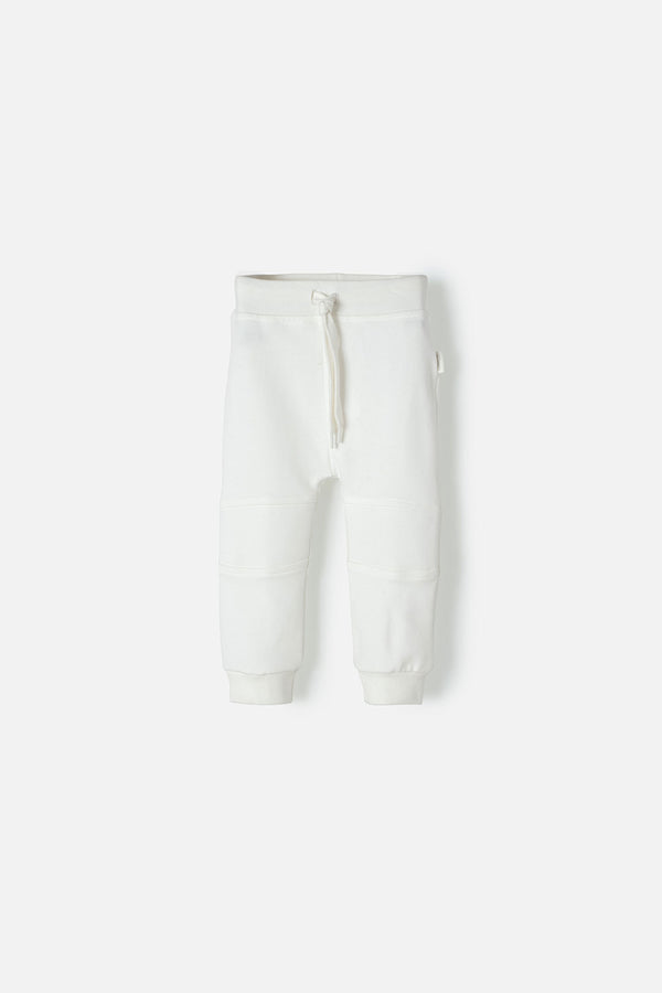 JOGGER LITTLEMIC CON CORDÓN MARFIL PARA BEBÉ UNISEX